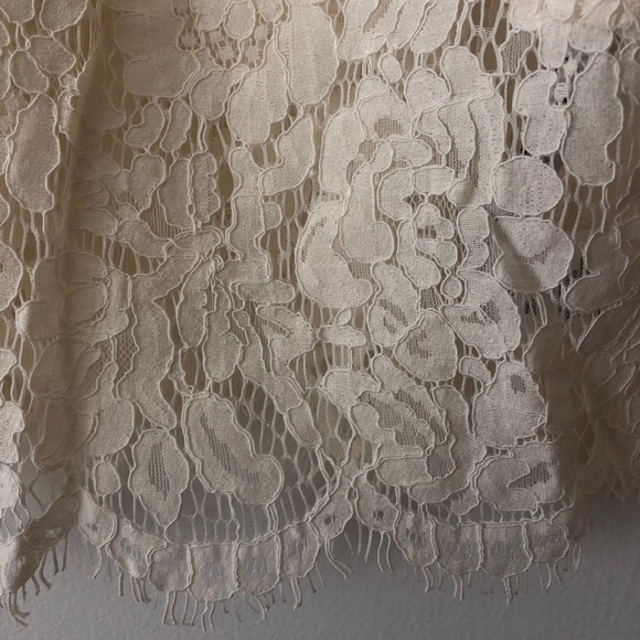 BHLDN Anthropologie Jenny yoo Cleo lace crop top - Picture 2 of 6